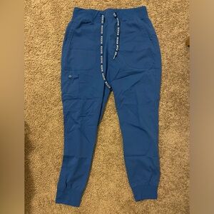 Royal Blue Med Couture Scrub Pants